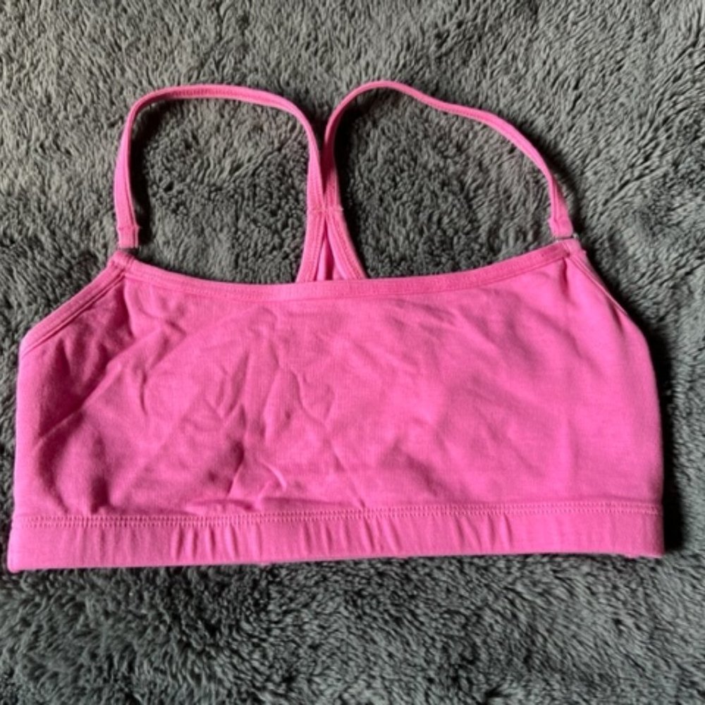 $12 ADD ON Bestform Girls Pink Beginner Starter Bra Size S Stretch Training Bra